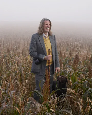 Pierre Lagrange, owner of Huntsman, pictured in Berkshire, England.