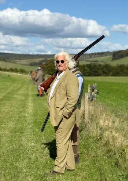 Peter Georgiopoulos, chairman of New York’s Mashomack Fish and Game Preserve, pictured at the Goodwood House in Chichester, England.
