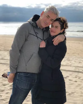 Ackman with his wife, Neri Oxman.
