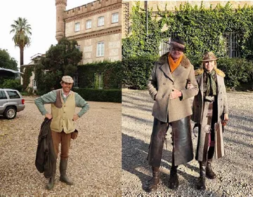 From left: Antonio Cavero, the Marques de Ardales, owner of the Ventosilla estate in Toledo, Spain; Sophie Neuendorf-Teba and Jaime Patiño, the Countess and Count of Teba, at the Ventosilla estate.