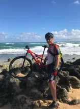 'In elite sports real struggle is rarely physical; it's always in the brain, and that fascinates me,' said Lowry, an avid biker.