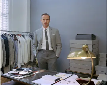Browne says about his use of the color gray: ‘It’s timeless. It never gets old.’